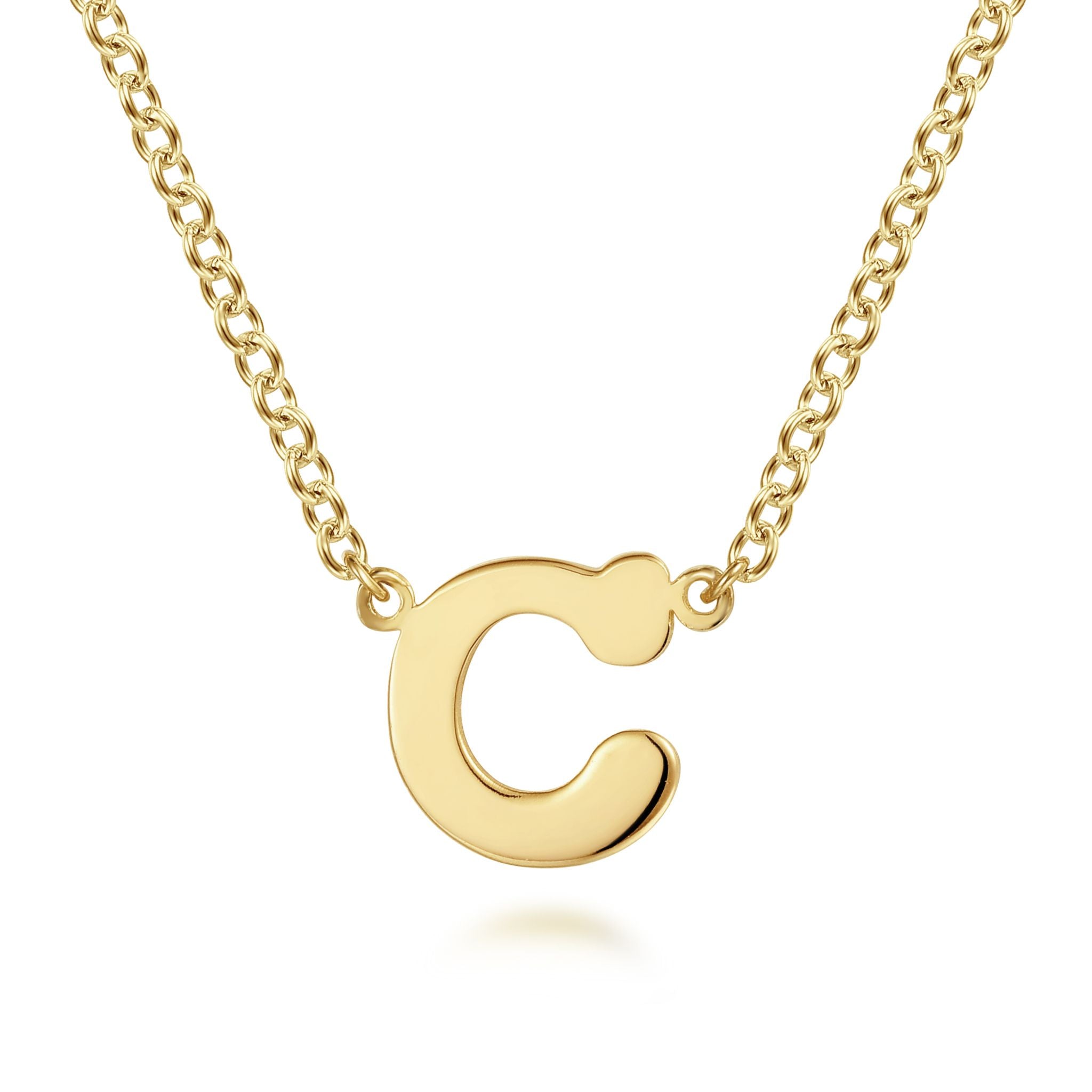 "C" Initial Necklace