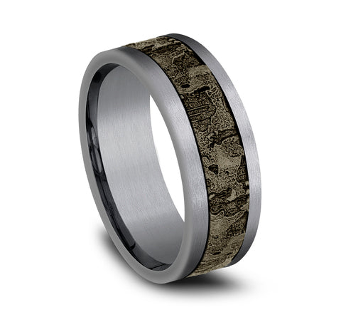 Tantalum & Bronze Wedding Band