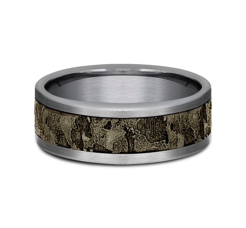 Tantalum & Bronze Wedding Band
