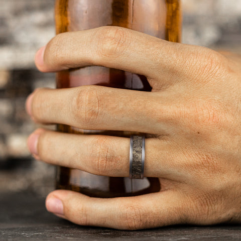 Tantalum & Bronze Wedding Band