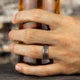 Tantalum & Bronze Wedding Band