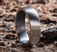 White Gold & Tantalum Wedding Band