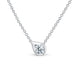 Lu White Gold Diamond Droplet Pendant, 0.30 ctw
