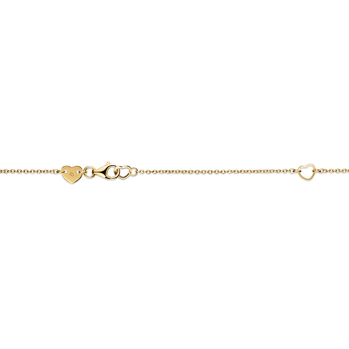 Lu Yellow Gold Diamond Droplet Pendant, 0.30 ctw