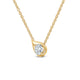 Lu Yellow Gold Diamond Droplet Pendant, 0.50 ctw