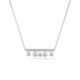 Barre Floating Diamond Pendant Necklace