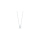 White Gold Diamond Love Letter Initial "D" Necklace