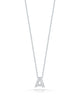 Tiny Treasures Diamond Love Letter "A" Necklace
