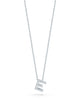 Tiny Treasures Diamond Love Letter "E" Necklace