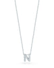 Tiny Treasures Diamond Love Letter "N" Necklace