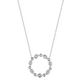 Nobility Diamond Circle Pendant Necklace