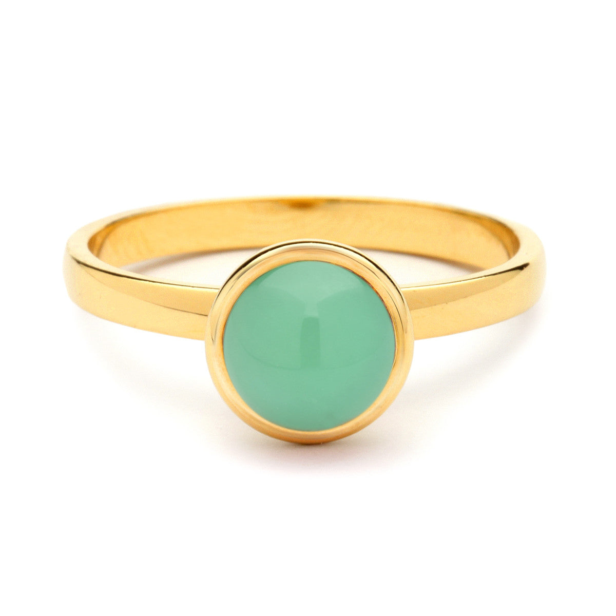 Candy Small Stacking Chrysoprase Baubles Ring