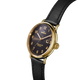Shinola Canfield 3HD 38mm Watch, Espresso Black Dial - side view, gold-tone case