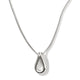 Sterling Silver Surf Pendant Necklace