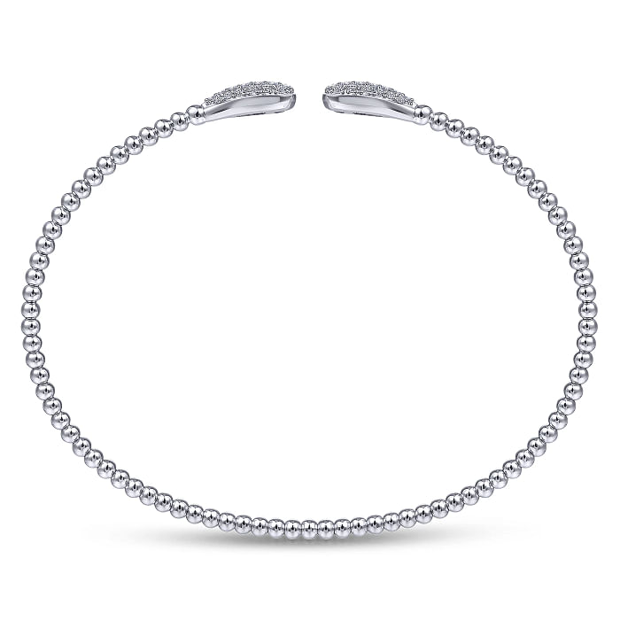 Bujukan Cuff Bracelet with Diamond Teardrops