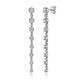 Diamond Bar Drop Earrings