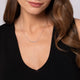 White Gold Diamond Bar Necklace