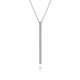 Diamond Bar Necklace