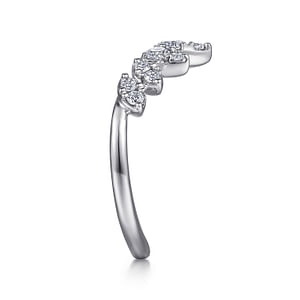 Curved Diamond Ring