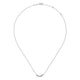 Diamond Leaf Bar Necklace