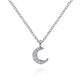 Diamond Moon Necklace