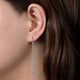 Graduating Diamond Bar Earrings