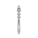 White Gold Marquise and Round Open Diamond Anniversary Band