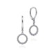 Open Circle Drop Earrings