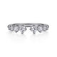 White Gold Open Diamond Anniversary Band