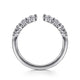 White Gold Open Diamond Anniversary Band