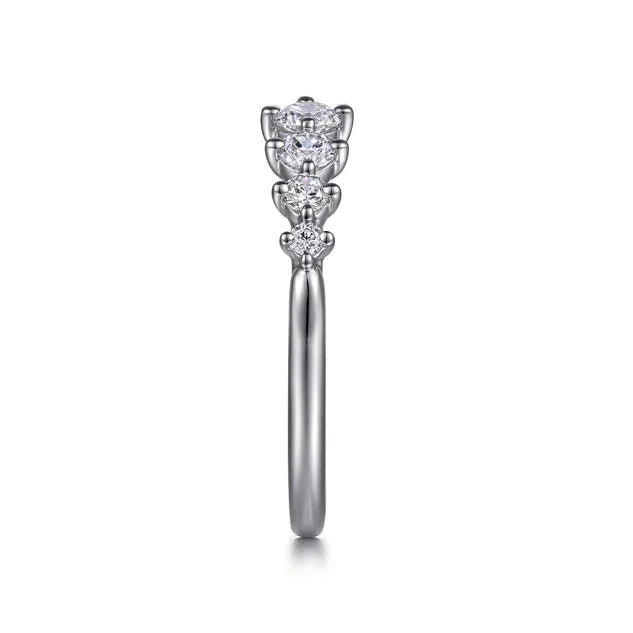 White Gold Open Diamond Anniversary Band