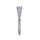 White Gold Open Diamond Anniversary Band