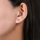 Diamond Cluster Stud Earrings