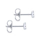 Diamond Cluster Stud Earrings