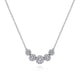 Diamond Halo Bar Necklace