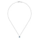 Swiss Blue Topaz Necklace