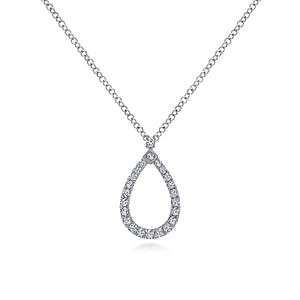 Diamond Teardrop Necklace