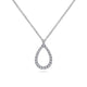 Diamond Teardrop Necklace