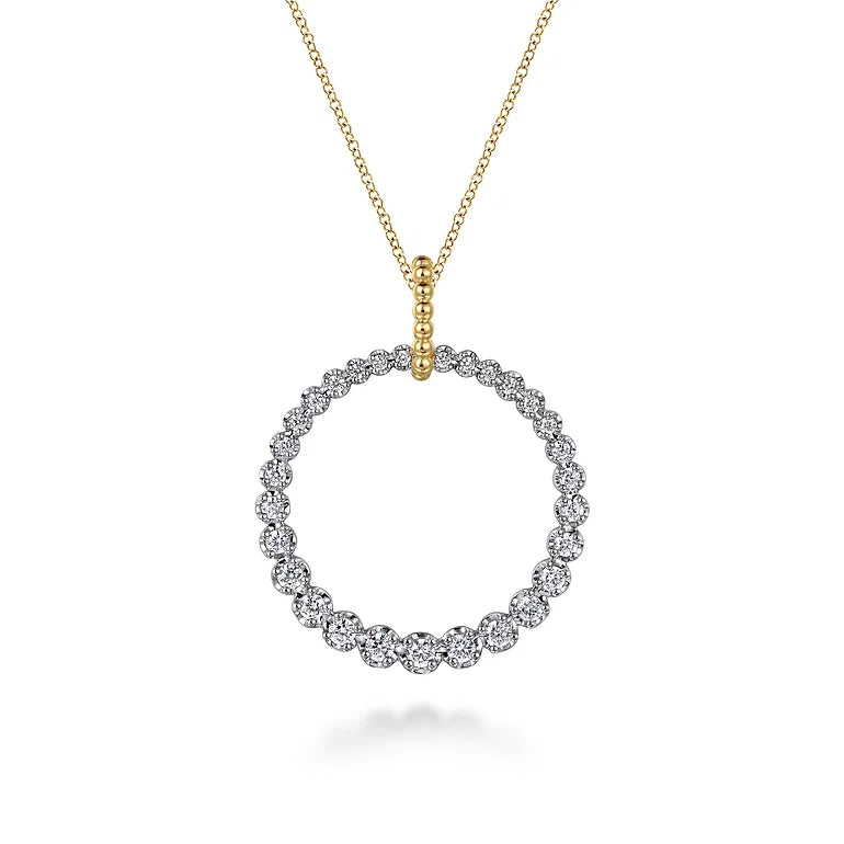 Diamond Bujukan Circle Necklace