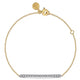 White Sapphire Bar Bracelet