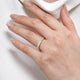 Yellow Gold Bezel Baguette Diamond Wedding Band