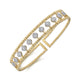 Bujukan Cuff Bracelet with Diamond Stations