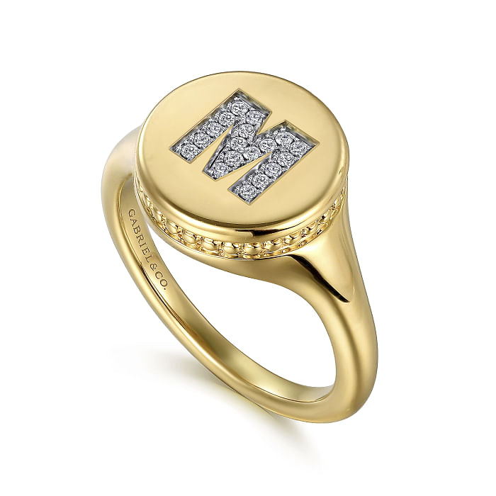 Get the Perfect Initial & Name Rings | GLAMIRA.in