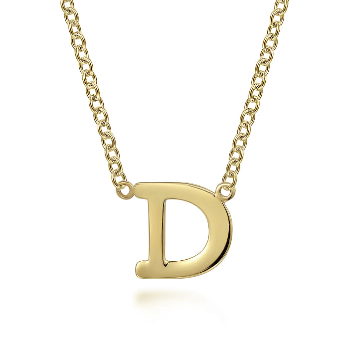 "D" Initial Necklace