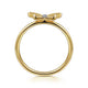 Yellow Gold Diamond Butterfly Ring