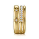 Yellow Gold Diamond Stack Ring