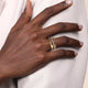 Yellow Gold Diamond Stack Ring