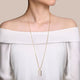 Diamond Dog Tag Necklace