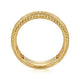 Diamond Wide Bujukan Yellow Gold Cigar Band