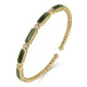 Diamond and Malachite Bujukan Cuff